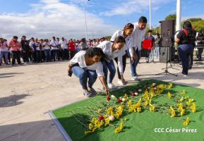 Nicaragüenses conmemoran el 91 aniversario del paso a la inmortalidad del General Augusto C. Sandino