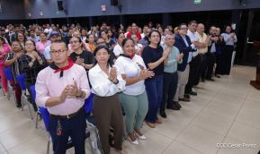 Nicaragüenses conmemoran el 91 aniversario del paso a la inmortalidad del General Augusto C. Sandino