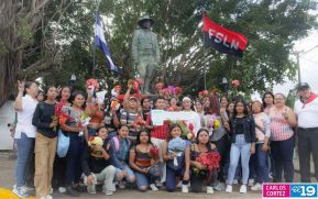Nicaragüenses conmemoran el 91 aniversario del paso a la inmortalidad del General Augusto C. Sandino