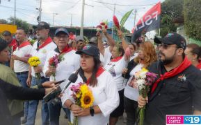 Nicaragüenses conmemoran el 91 aniversario del paso a la inmortalidad del General Augusto C. Sandino