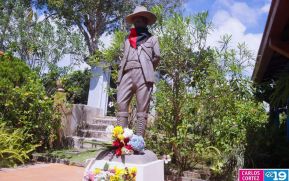 Nicaragüenses conmemoran el 91 aniversario del paso a la inmortalidad del General Augusto C. Sandino