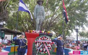 Nicaragüenses conmemoran el 91 aniversario del paso a la inmortalidad del General Augusto C. Sandino
