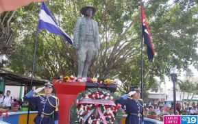 Nicaragüenses conmemoran el 91 aniversario del paso a la inmortalidad del General Augusto C. Sandino