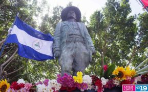 Nicaragüenses conmemoran el 91 aniversario del paso a la inmortalidad del General Augusto C. Sandino