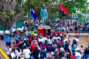 Nicaragüenses conmemoran el 91 aniversario del paso a la inmortalidad del General Augusto C. Sandino