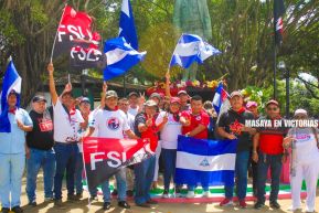 Nicaragüenses conmemoran el 91 aniversario del paso a la inmortalidad del General Augusto C. Sandino