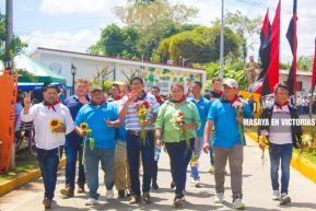Nicaragüenses conmemoran el 91 aniversario del paso a la inmortalidad del General Augusto C. Sandino
