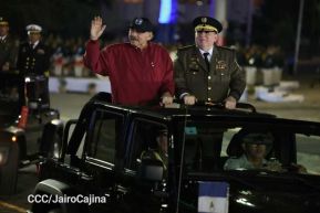 Juramentación del General Julio César Avilés Castillo como Jefe del Ejército de Nicaragua
