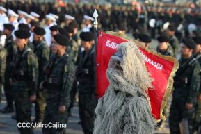 Juramentación del General Julio César Avilés Castillo como Jefe del Ejército de Nicaragua