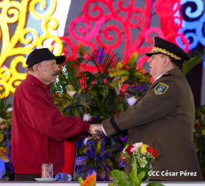 Juramentación del General Julio César Avilés Castillo como Jefe del Ejército de Nicaragua