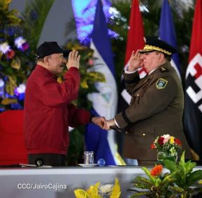 Juramentación del General Julio César Avilés Castillo como Jefe del Ejército de Nicaragua