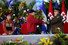 Juramentación del General Julio César Avilés Castillo como Jefe del Ejército de Nicaragua