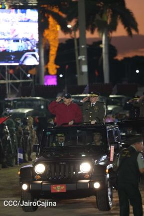 Juramentación del General Julio César Avilés Castillo como Jefe del Ejército de Nicaragua