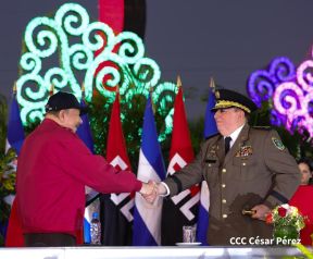Juramentación del General Julio César Avilés Castillo como Jefe del Ejército de Nicaragua