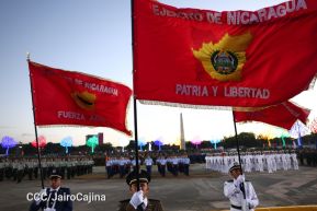 Juramentación del General Julio César Avilés Castillo como Jefe del Ejército de Nicaragua