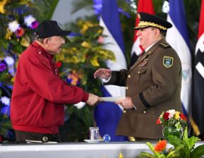 Juramentación del General Julio César Avilés Castillo como Jefe del Ejército de Nicaragua