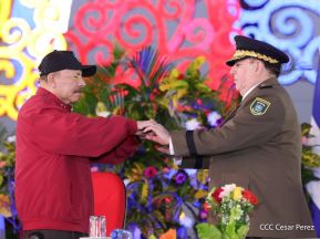 Juramentación del General Julio César Avilés Castillo como Jefe del Ejército de Nicaragua
