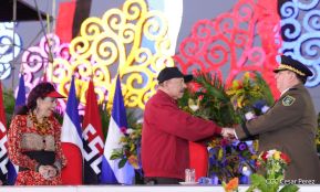 Juramentación del General Julio César Avilés Castillo como Jefe del Ejército de Nicaragua