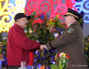 Juramentación del General Julio César Avilés Castillo como Jefe del Ejército de Nicaragua