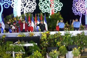 Acto de Juramentación del Primer Comisionado Francisco Díaz y Policías Voluntarios de Managua