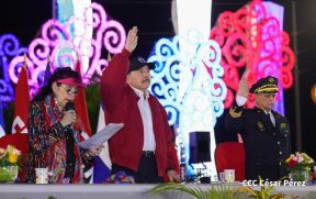 Acto de Juramentación del Primer Comisionado Francisco Díaz y Policías Voluntarios de Managua