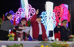 Acto de Juramentación del Primer Comisionado Francisco Díaz y Policías Voluntarios de Managua