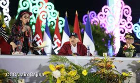 Acto de Juramentación del Primer Comisionado Francisco Díaz y Policías Voluntarios de Managua