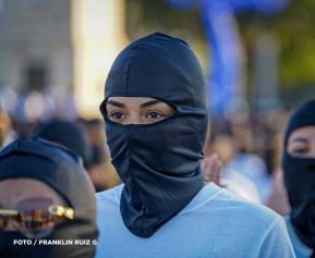 Acto de Juramentación del Primer Comisionado Francisco Díaz y Policías Voluntarios de Managua