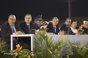 Acto de Juramentación del Primer Comisionado Francisco Díaz y Policías Voluntarios de Managua