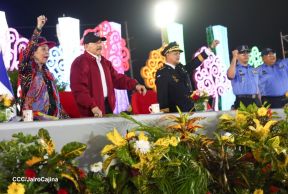 Acto de Juramentación del Primer Comisionado Francisco Díaz y Policías Voluntarios de Managua