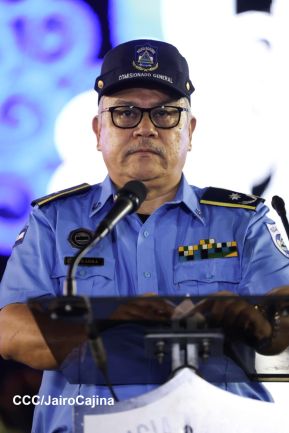 Acto de Juramentación del Primer Comisionado Francisco Díaz y Policías Voluntarios de Managua