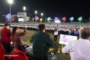 Acto de Juramentación del Primer Comisionado Francisco Díaz y Policías Voluntarios de Managua