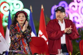 Acto de Juramentación del Primer Comisionado Francisco Díaz y Policías Voluntarios de Managua