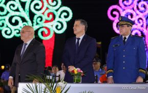 Acto de Juramentación del Primer Comisionado Francisco Díaz y Policías Voluntarios de Managua