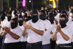 Acto de Juramentación del Primer Comisionado Francisco Díaz y Policías Voluntarios de Managua