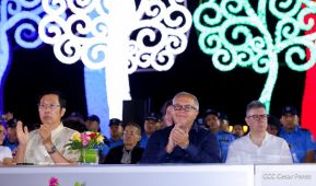 Acto de Juramentación del Primer Comisionado Francisco Díaz y Policías Voluntarios de Managua