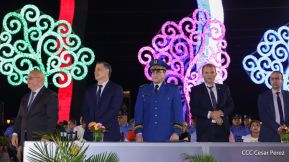 Acto de Juramentación del Primer Comisionado Francisco Díaz y Policías Voluntarios de Managua