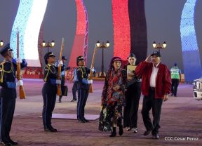 Acto de Juramentación del Primer Comisionado Francisco Díaz y Policías Voluntarios de Managua