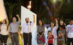 Daniel y Rosario conmemoran 78 Aniversario del Natalicio Comandante Carlos Fonseca