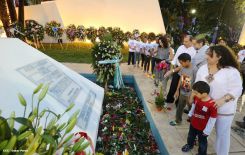 Daniel y Rosario conmemoran 78 Aniversario del Natalicio Comandante Carlos Fonseca