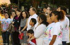 Daniel y Rosario conmemoran 78 Aniversario del Natalicio Comandante Carlos Fonseca