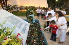 Daniel y Rosario conmemoran 78 Aniversario del Natalicio Comandante Carlos Fonseca