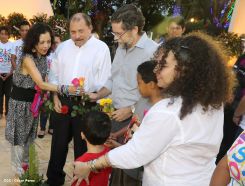 Daniel y Rosario conmemoran 78 Aniversario del Natalicio Comandante Carlos Fonseca