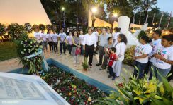 Daniel y Rosario conmemoran 78 Aniversario del Natalicio Comandante Carlos Fonseca