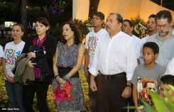 Daniel y Rosario conmemoran 78 Aniversario del Natalicio Comandante Carlos Fonseca