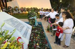 Daniel y Rosario conmemoran 78 Aniversario del Natalicio Comandante Carlos Fonseca