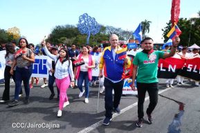 Nicaragüenses homenajean al Comandante Eterno Hugo Chávez a 12 años de su tránsito a la inmortalidad