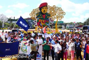 Nicaragüenses homenajean al Comandante Eterno Hugo Chávez a 12 años de su tránsito a la inmortalidad