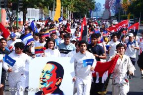 Nicaragüenses homenajean al Comandante Eterno Hugo Chávez a 12 años de su tránsito a la inmortalidad