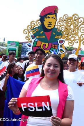 Nicaragüenses homenajean al Comandante Eterno Hugo Chávez a 12 años de su tránsito a la inmortalidad